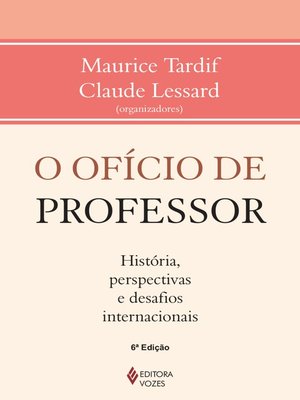 cover image of O ofício de professor